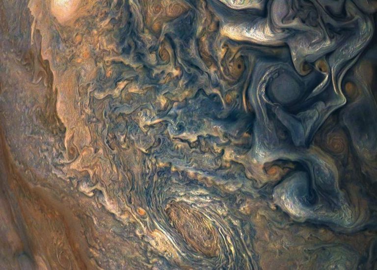 Watch: Nasa captures turbulent Jovian clouds in stunning new photo | Tdnews